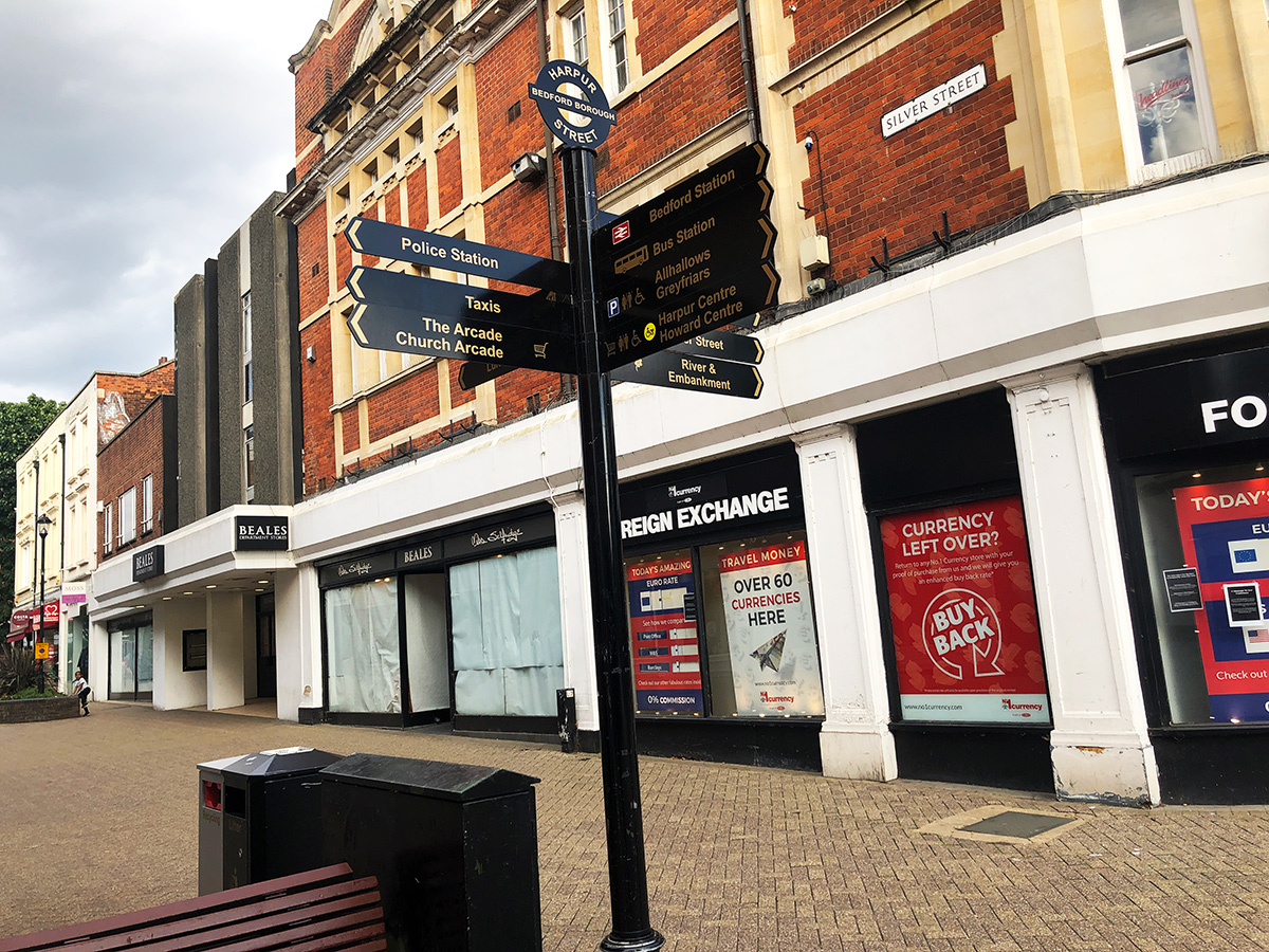 what should happen to the empty Beales in Bedford?