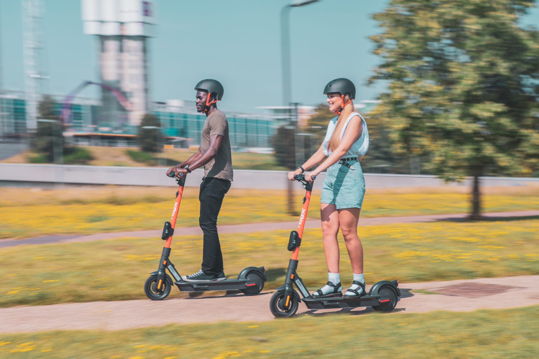 E-Scooters are suitable for both commuting and leisure purposes 