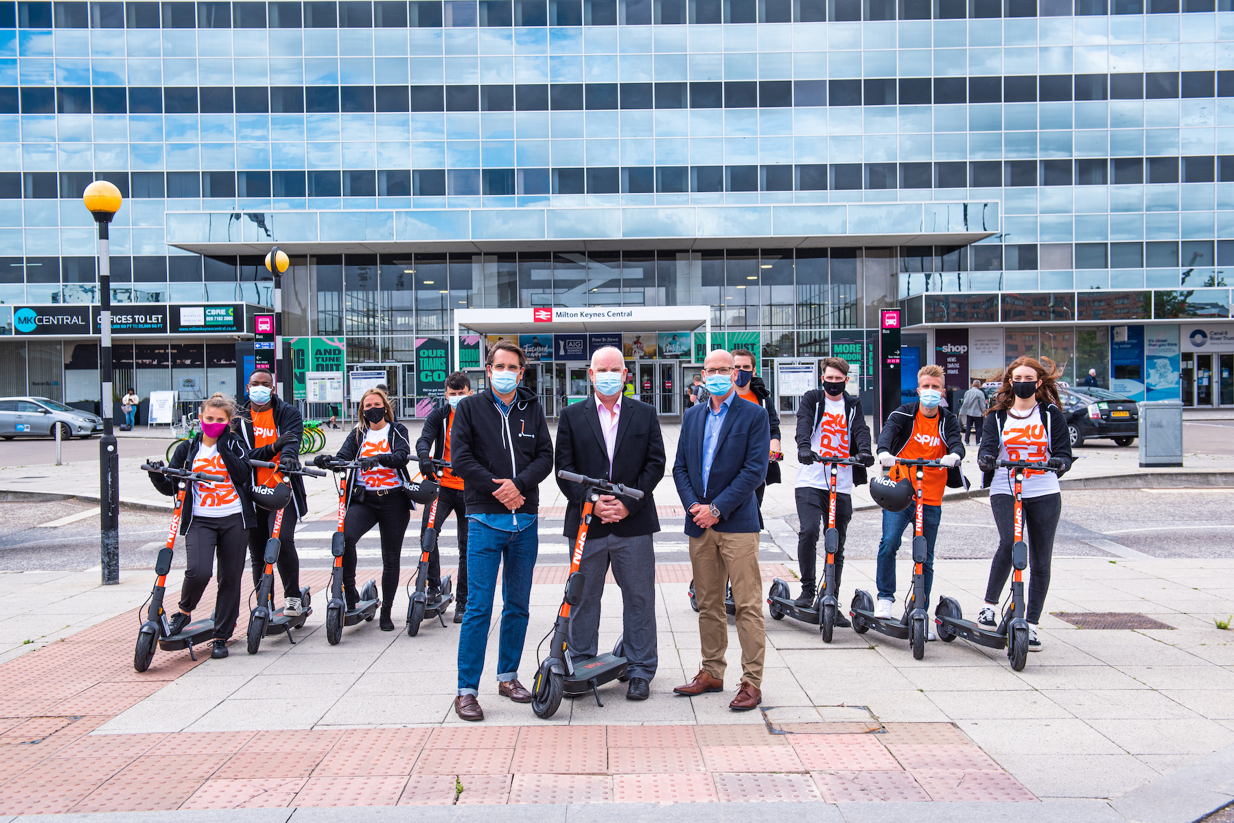 Micromobility firm Spin launches e-scooter trial in Milton Keynes