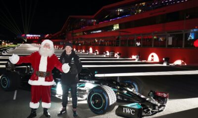 Silverstone’s Lap of Lights Christmas experience was officially opened this evening by the World Championship winning Mercedes-AMG Petronas W10 Formula 1 car driven by Anthony Davidson. 