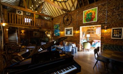 Discover The Stable Bar at Tewinbury Farm Hotel — a new wine bar in Hertfordshire serving sustainable wines, small plates, and live jazz by the river.