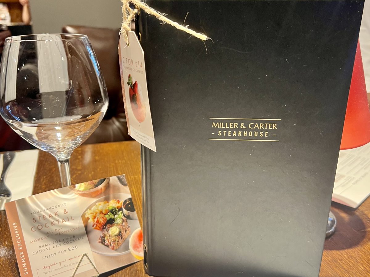 Miller & Carter Reading Interior at The Oracle Centre